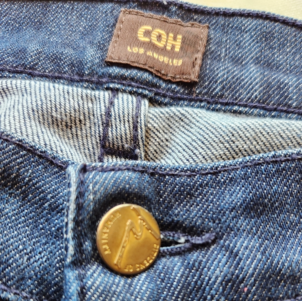 COH DITA Citizens Humanity Bootcut Jeans Low Rise Petite Stretch Medium Blue 29P - Picture 9 of 16